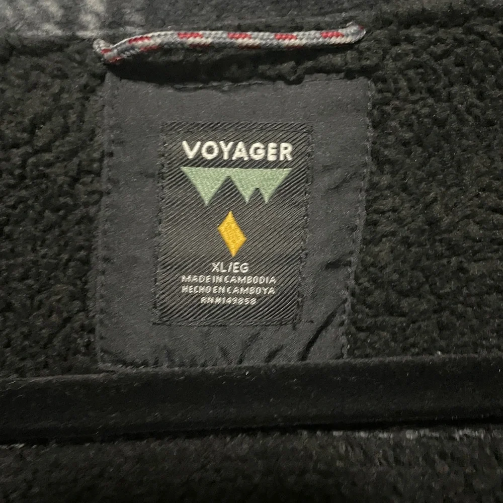 Voyager Black and Gray Checkered Shirt Jacket